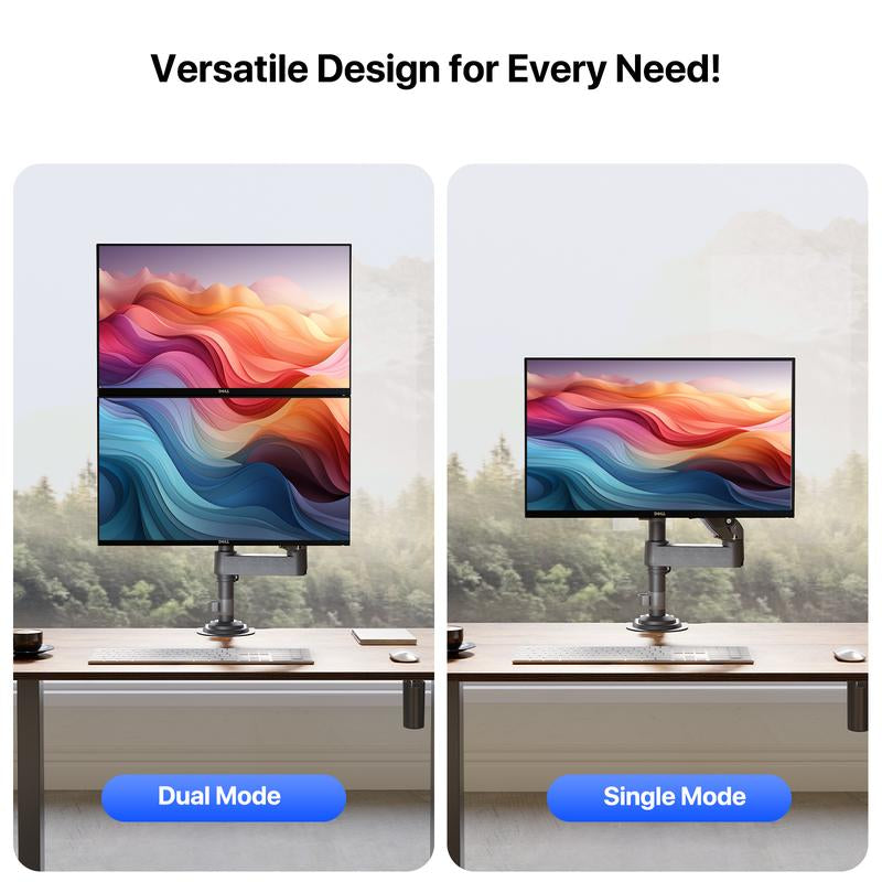 Stackable Dual Gaming Monitor Arm